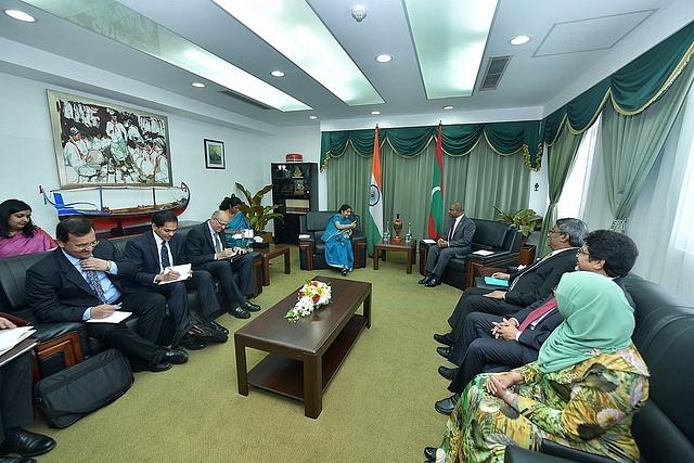 EAM Sushma Swaraj During Her Maldives Visit (@meaIndia/Flicker)