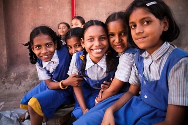 Students at a school.