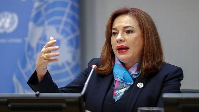 María Fernanda Espinosa, the United Nations (UN) General Assembly president (@UNSouthAfrica/Twitter)