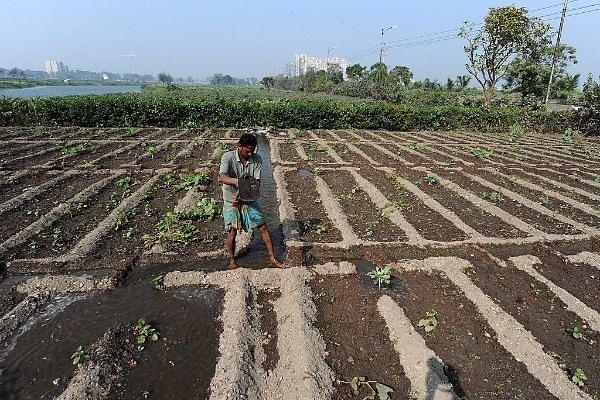 A farmer in Karnataka. (DESHAKALYAN CHOWDHURY/AFP/GettyImages)