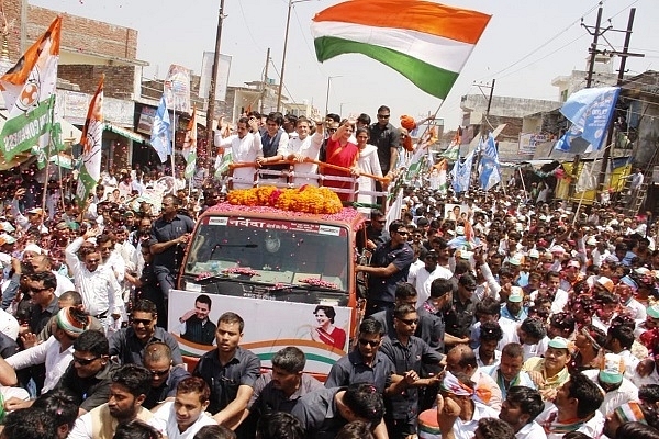 Rahul Gandhi’s road show in Amethi (@RahulGandhi/Twitter)