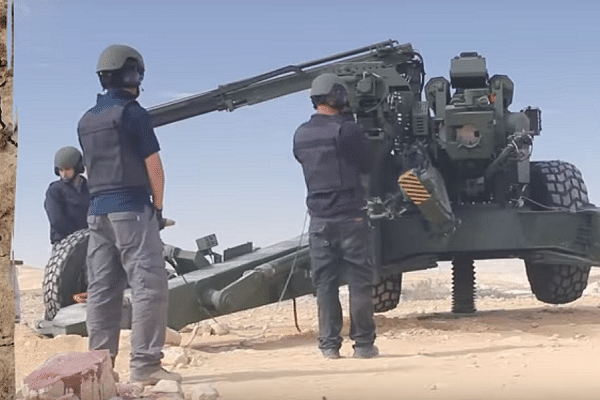 An ATHOS 2052 artillery gun (Photo courtesy Elbit Systems via Youtube)