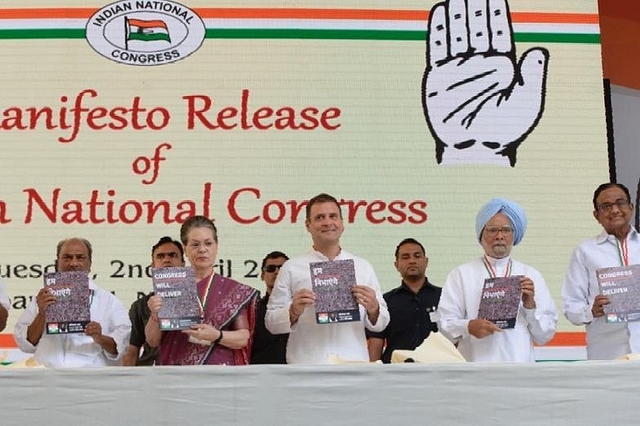 Congress Manifesto Release on 2 April 2019 (@RahulGandhi/Twitter)