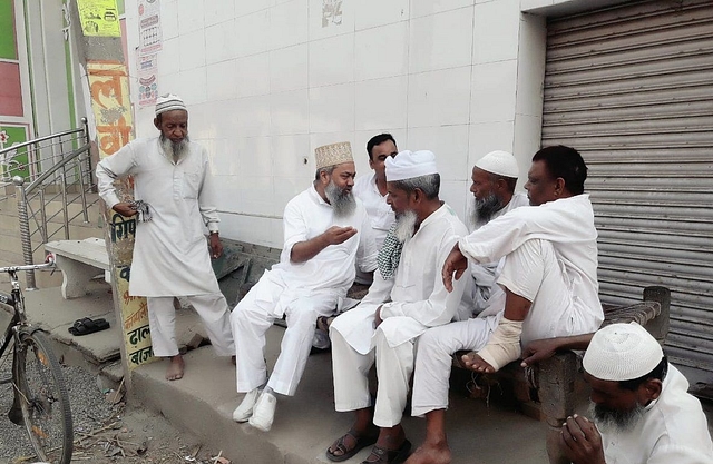 Campaign by Congress Candidate Nasimuddin Siddiqui in Bijnor (pic via Twitter)