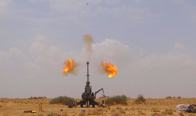 Dhanush artillery gun handed over to the Indian Army today. (Defence Spokesperson/Twitter)