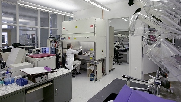 A researcher working in a lab. (Flickr/FDA).&nbsp;