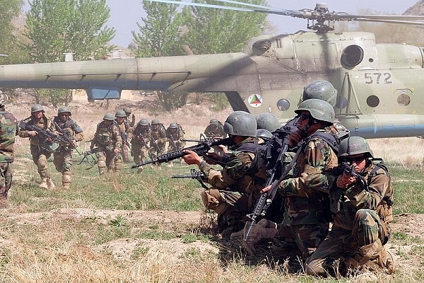 Afghan commandos on the outskirts of Kabul. (Pic by US Navy photo by Mass Communication Specialist 2nd Class David Quillen via Wikipedia)