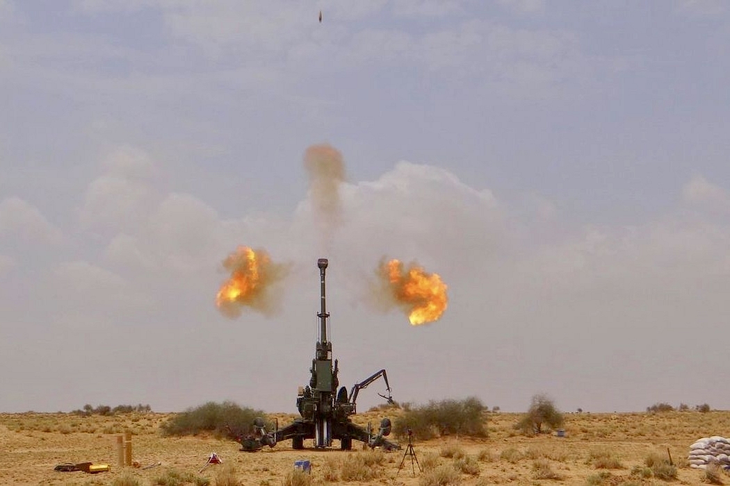 Dhanush artillery gun handed over to the Indian Army today. (Defence Spokesperson/Twitter)