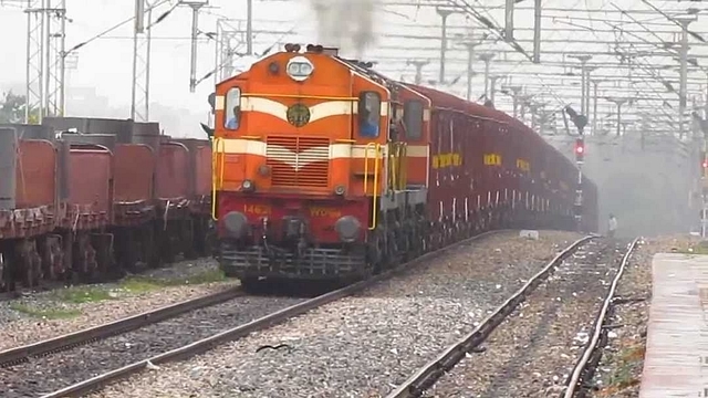 Freight train of the Indian Railways (pic via Twitter)