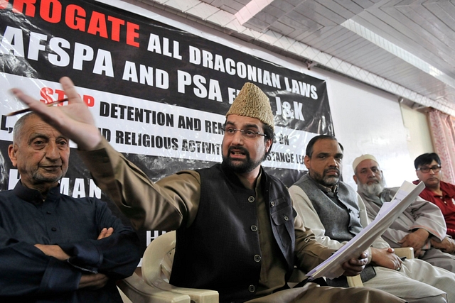 Chairman of All Parties Hurriyat Conference (APHC) Mirwaiz Umar Farooq (Waseem Andrabi/Hindustan Times via Getty Images)