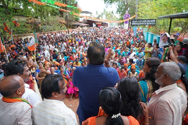 A Bharatiya Janata Party rally in Kerala ahead of the 2019 General Election. (Twitter)