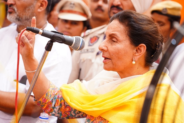 Preneet Kaur, wife of Punjab Chief Minister Captain Amarinder Singh.&nbsp;