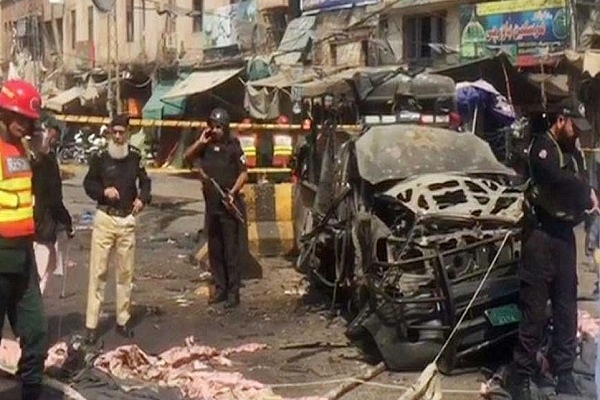 The site of the attack. (Pic by Daily Jang)