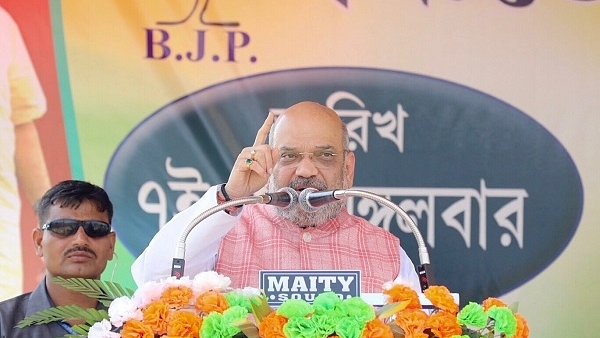 BJP National President Shri Amit Shah addressing a public meeting in Ghatal, Paschim Medinipur West Bengal. (Website/BJP)