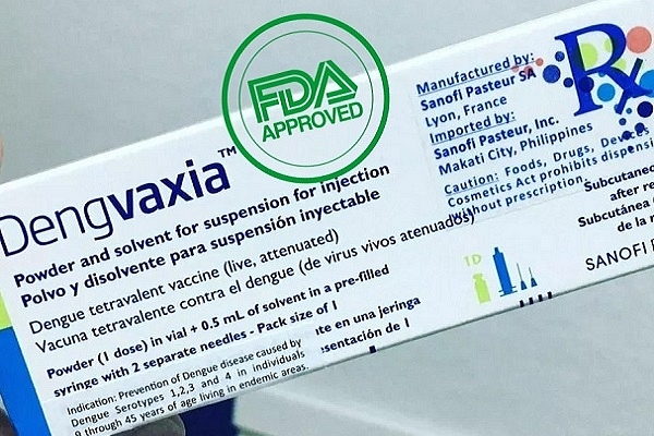 Sanofi’s dengue vaccine Dengvaxia (Pic via Twitter)