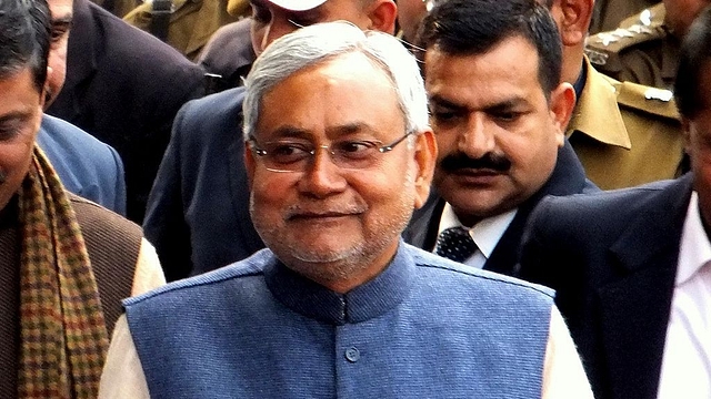 Bihar Chief Minister Nitish Kumar. Bihar saw an 11.3 per cent GSDP growth for fiscal 2018. In 2017, it was in the eight ranks and had a 9.9 per cent GSDP growth. (image via Shivam Setu/Wikimedia Commons)&nbsp;