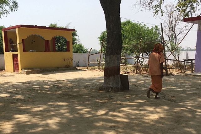 Inside the Shri Bhayanaknath temple in Kudarkot village in Auraiya