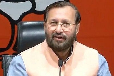 Union Minister Prakash Javadekar (@PrakashJavdekar/Twitter)