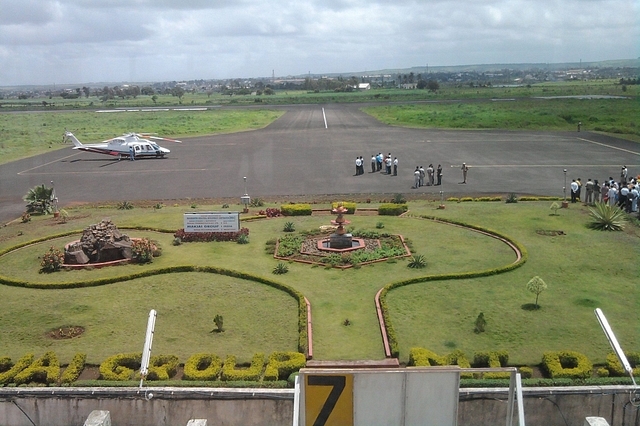 Kohlapur Airport was closed for six years and reopened in April 2018 under the name of Chhatrapati Rajaram Maharaj Airport. (image via @Kolhapurairport/Facebook)