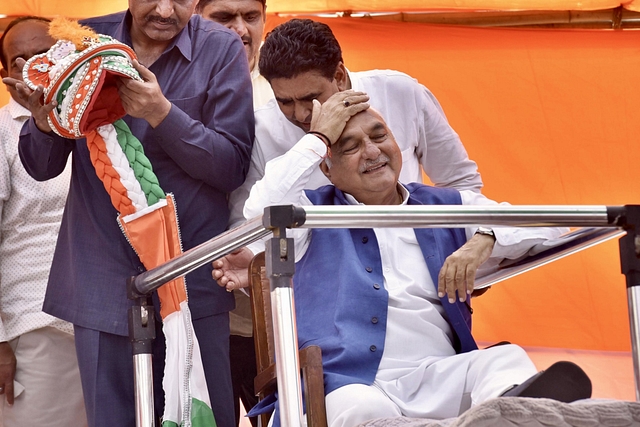 Former Haryana chief minister Bhupinder Singh Hooda. (Sanjeev Verma/Hindustan Times via Getty Images)