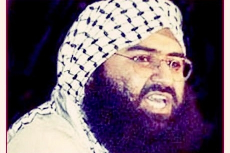 Jaish-e-Mohammad chief Masood Azhar (pic via Twitter)