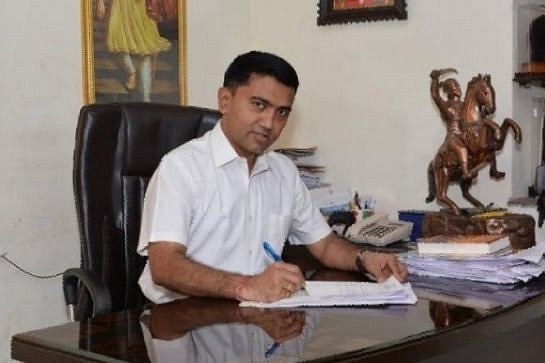 Goa CM Pramod Sawant (@SurjitSutradhar/Twitter)