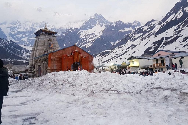 Shri Kedarnath Ji temple (@arvindbhattt/Twitter)