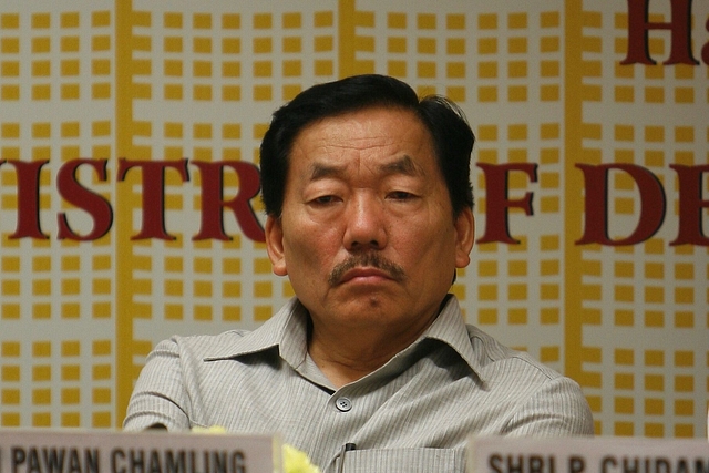 Sikkim’s longest serving Chief Minister Pawan Kumar Chamling (Photo by Yasbant Negi/The India Today Group/Getty Images)