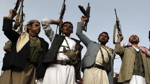 Houthi fighters in Yemen.