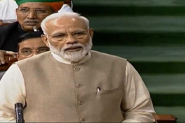 PM Modi in Lok Sabha (@narendramodi/Twitter)