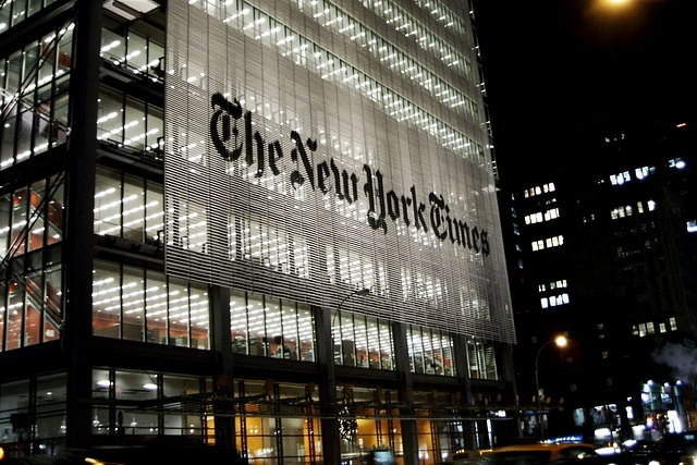 The New York Times building (JavierDo/Wikimedia Commons)