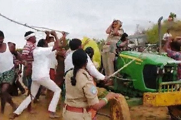 Lady Forest Officer Brutally Assaulted By TRS Leader And His Goons For Discharging Her Official Duties