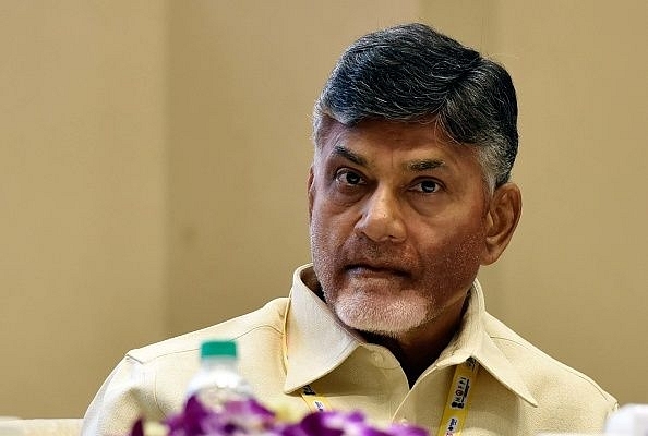 Former Andhra Pradesh CM Chandrababu Naidu. (Mohd Zakir/Hindustan Times via Getty Images)