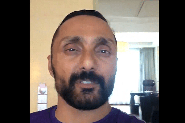 Screengrab for Rahul Bose’s Twitter video.