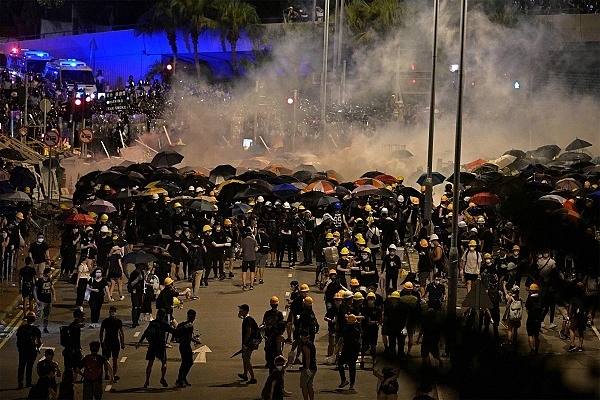 Chinese action against protesters in Hong Kong.&nbsp;