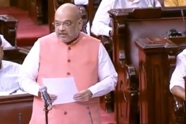 Union Home Minister Amit Shah in Rajya Sabha (@BJP4India/Twitter)