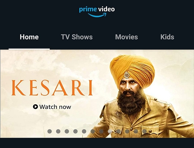 Amazon Prime Video.&nbsp;