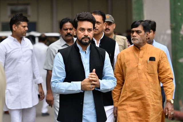 Minister of State for Finance Anurag Thakur (Anushree Fadnavis/Hindustan Times via Getty Images)