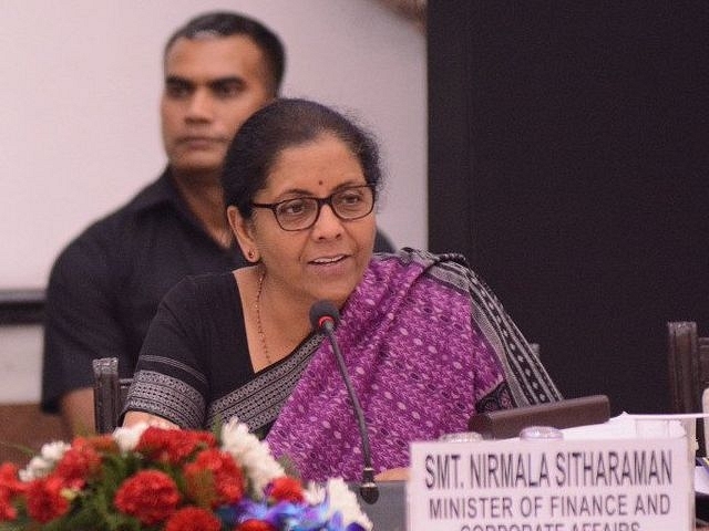 FM Nirmala Sitharaman. (pic via Twitter)