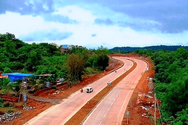 Mumbai’s coastal road project (Picture by @sahil11p/Twitter)