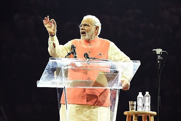 Modi at Madison Square Garden, New York. (DON EMMERT/AFP/Getty Images)