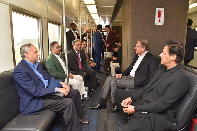 Pakistan PM Imran Khan was received by Foreign Minister Shah Mahmood Qureshi and  Ambassador of Pakistan to USA Dr. Asad M Khan (pic via Twitter)