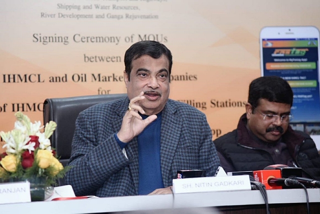 Nitin Gadkari, Minister of Micro, Small and Medium Enterprises. (Pic Via Twitter)&nbsp;