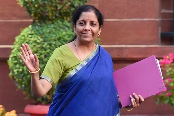 Finance Minister Nirmala Sitharaman (pic via Twitter)