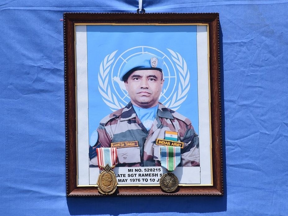 Lebanon: Indian Peacekeeper Honoured Posthumously For Making The Supreme Sacrifice On The Line Of Duty
