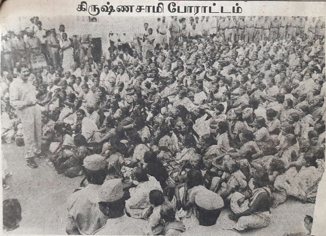 The path of fire: Dr. Krishnasamy fighting for the rights of landless labourers in tea estates.