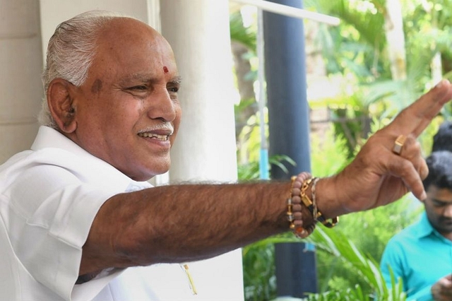 B S Yediyurappa set for trust vote.