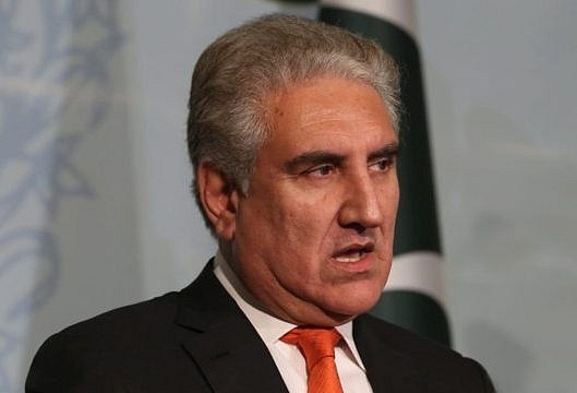 Pakistan Foreign Minister Shah Mahmood Qureshi (pic via Twitter)