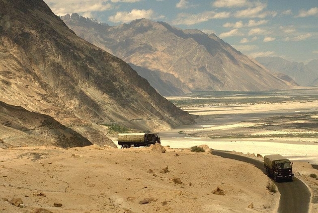 An Indian Army Convoy. 