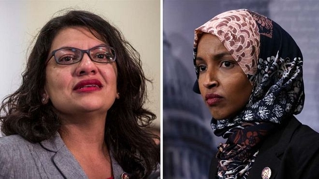 Rashida Tlaib (L) and Ilhan Omar (R) (pic via Twitter)